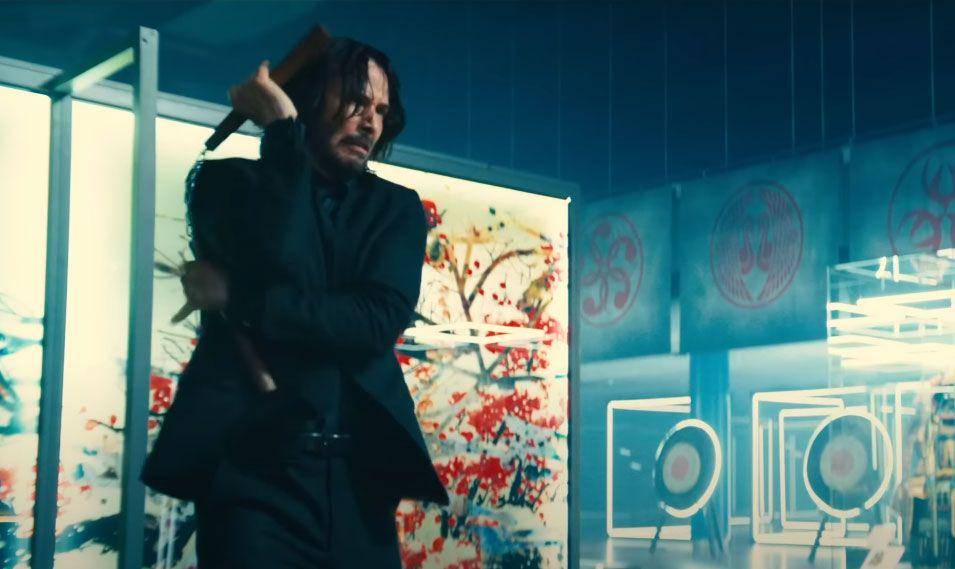 John Wick menggunakan nunchaku. (YouTube.com/Lionsgate Movies)