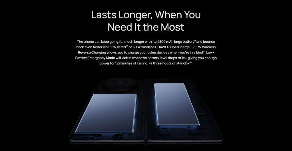 potret baterai Huawei Mate X3 (consumer.huawei.com)