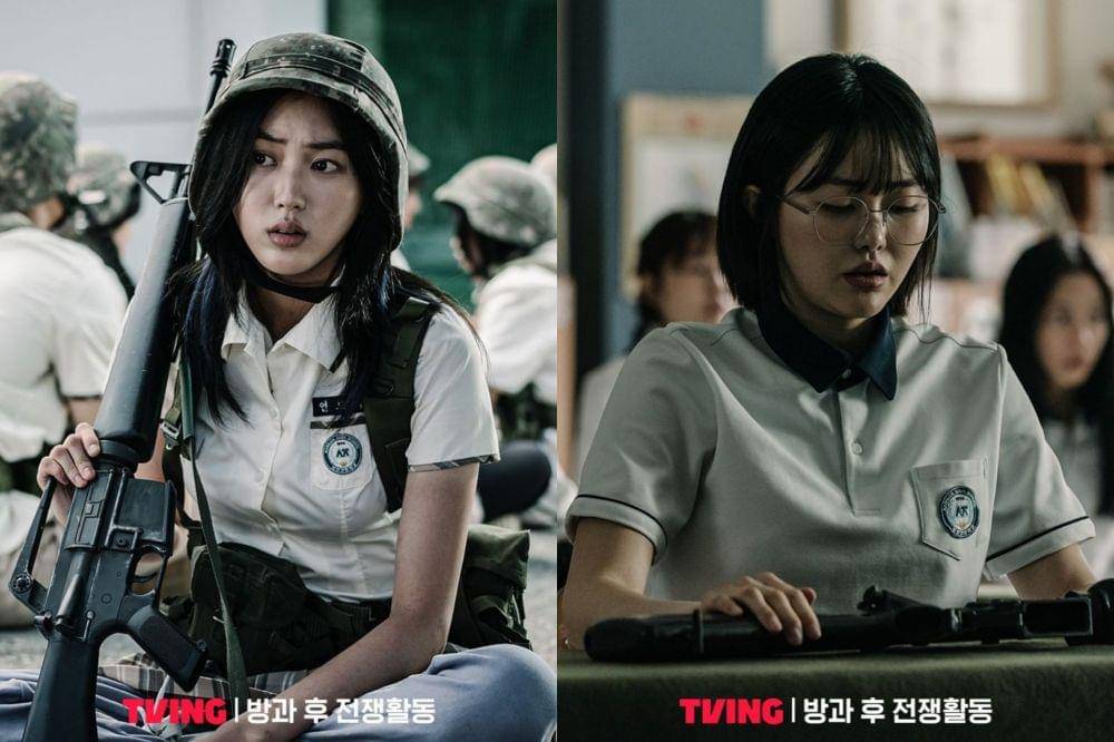 Kwon Eun Bin dan Yeo Joo Ha (instagram.com/tving.official)