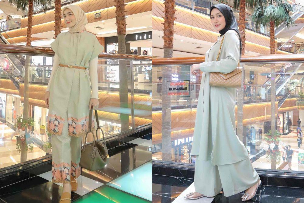 9 Inspirasi Outfit One Set ala Melody Prima, Nyaman untuk Ngabuburit!