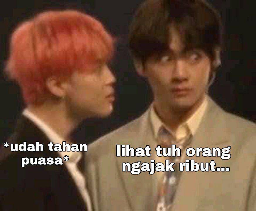 Meme puasa member BTS (twitter.com/boxysmilethv)
