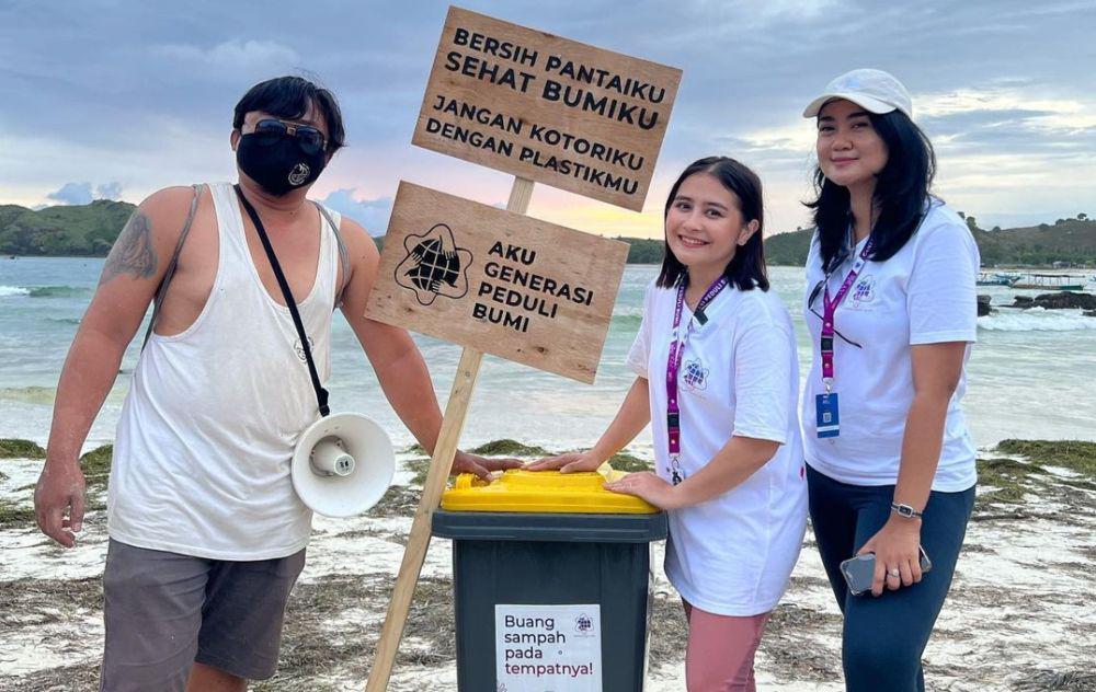 10 Potret Prilly Latuconsina Jadi Volunteer Generasi Peduli Bumi