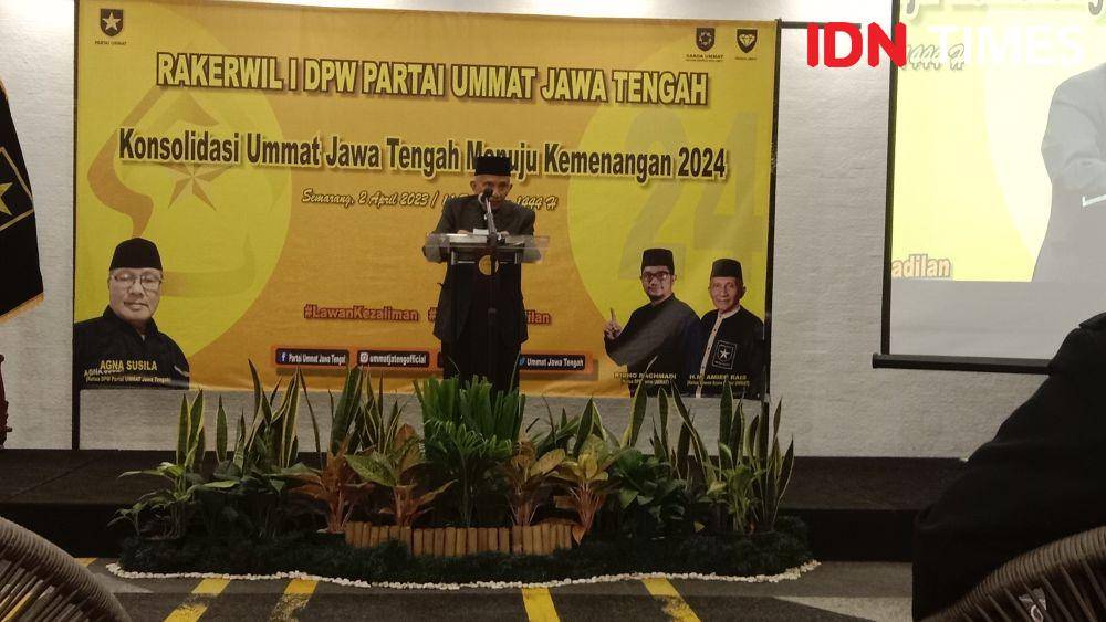 Ketua Majelis Syuro Partai Ummat Amien Rais. (IDN Times/Fariz Fardianto)