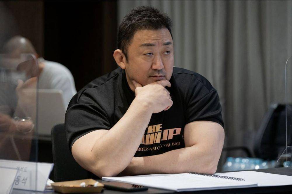 Ma Dong Seok saat pembacaan naskah film The Outlaws 3 (instagram.com/aboentertainment)