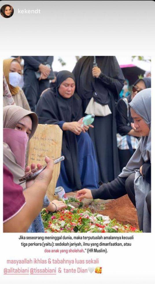 potret kenangan Tissa Biani dan ayahnya semasa hidup (instagram.com/kekendt)