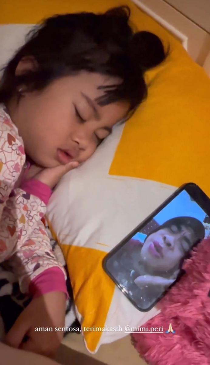potret Chava dibangunin sahur oleh Mimi Peri (instagram.com/okintph)