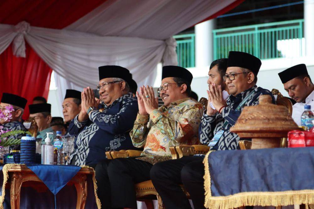 Wamenag Zainut Tauhid Sa'adi membuka Pekan Tilawatil Qur'an Radio Republik Indonesia (PTQ RRI) Tingkat Nasional ke-53 tahun 2023 (dok. Kemenag)