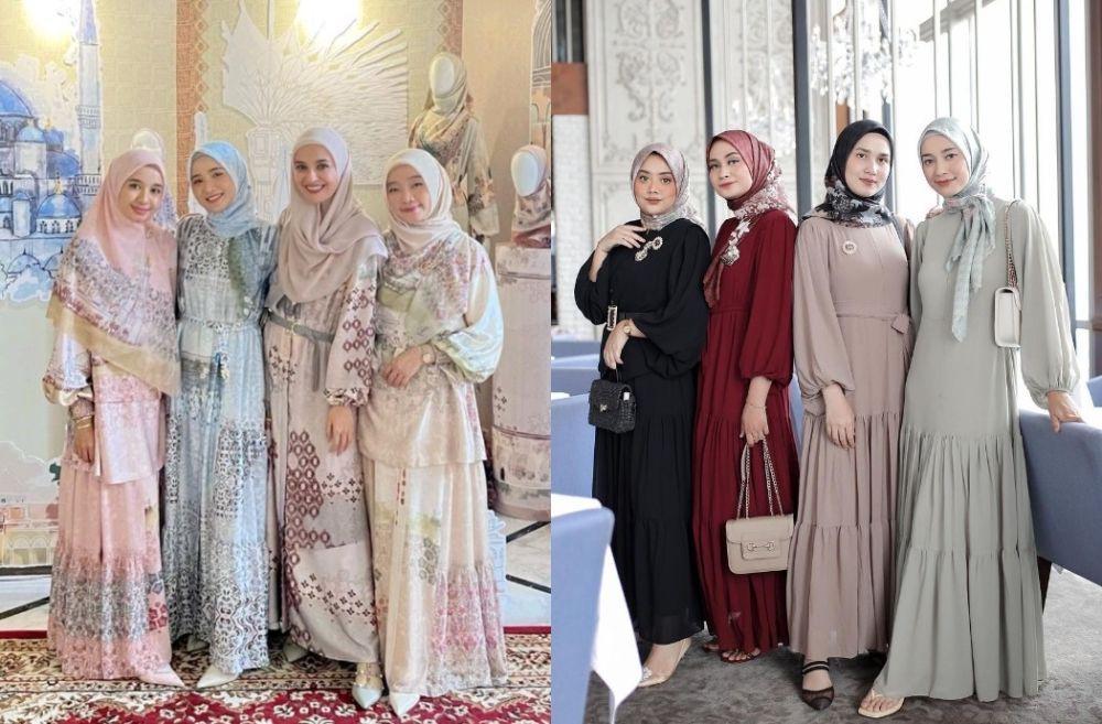 10 Ide Seragam Hijab untuk Bukber, Kompak Bareng Bestie!