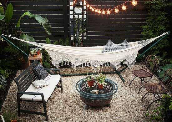 tempat berkumpul sederhana di halaman belakang (bobvila.com)