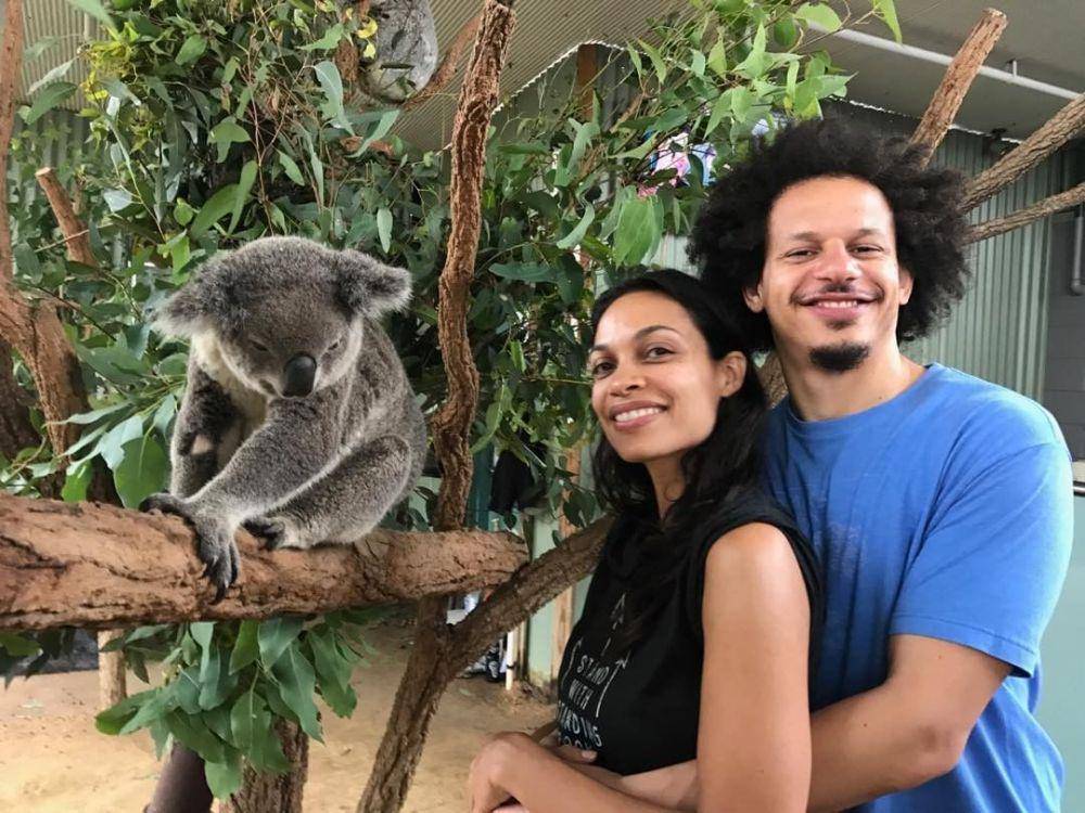 Eric André dan Rosario Dawson (instagram.com/rosariodawson)