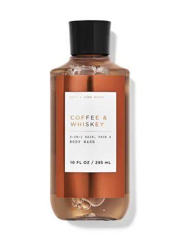 Bath and Body Works Coffee & Whiskey 3 in 1 Hair, Face & Body Wash (dok. Bath and Body Works)