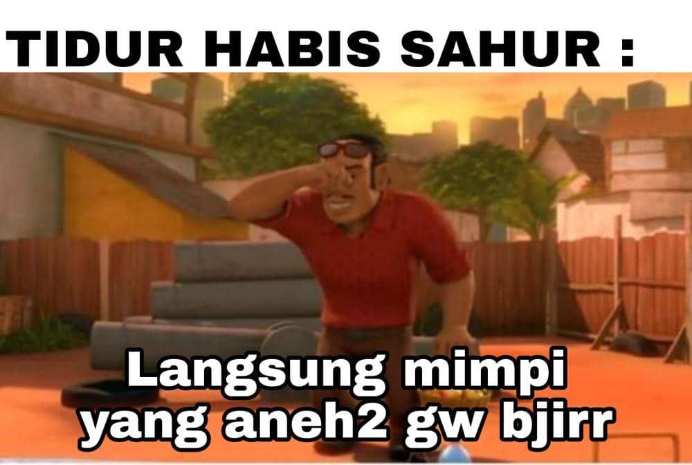 meme tidur lagi habis sahur (facebook.com/sowon.unniee)