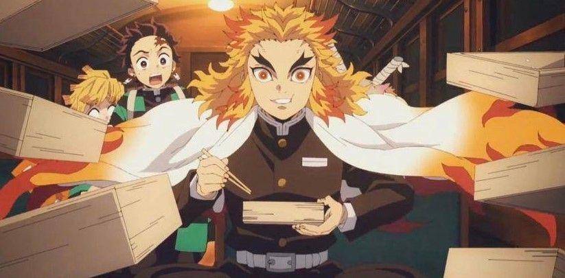 Kyojuro Rengoku di Demon Slayer (dok. Ufotable)