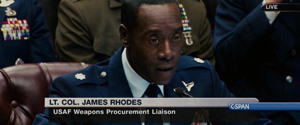 James Rhodes di Iron Man 2 (dok. Marvel/Iron Man 2)
