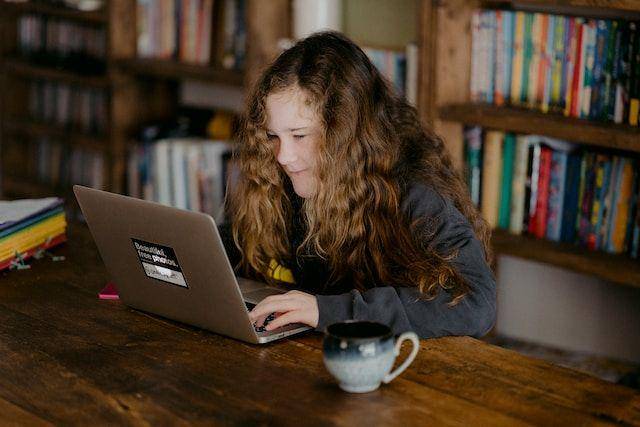 ilustrasi melihat laptop (unsplash.com/Annie Spratt)