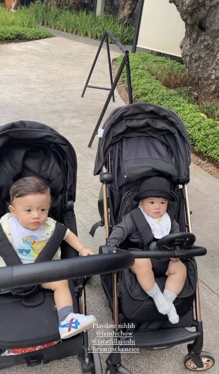 baby Avery dan baby Arash playdate bareng (instagram.com/stellacor)