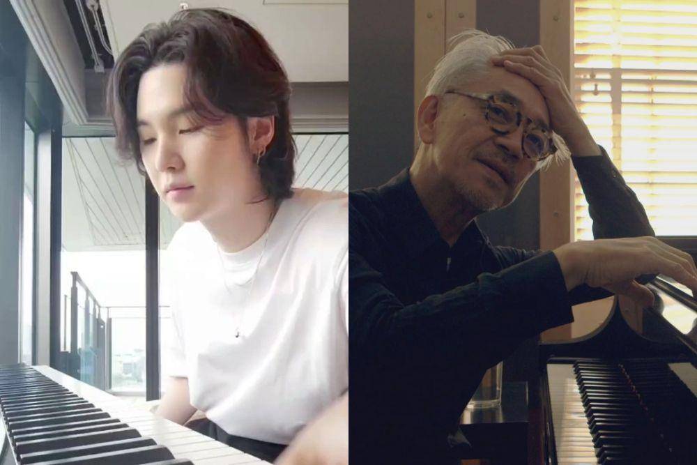Suga BTS ngefans Ryuichi Sakamoto (Instagram.com/agustd | Instagram.com/skmtgram)