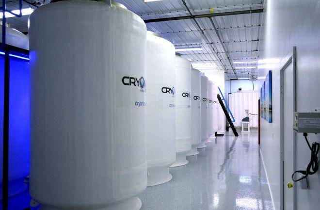 fasilitas pembekuan jenazah manusia di Cryonics Institute (Cryonics Institute via discovermagazine.com)