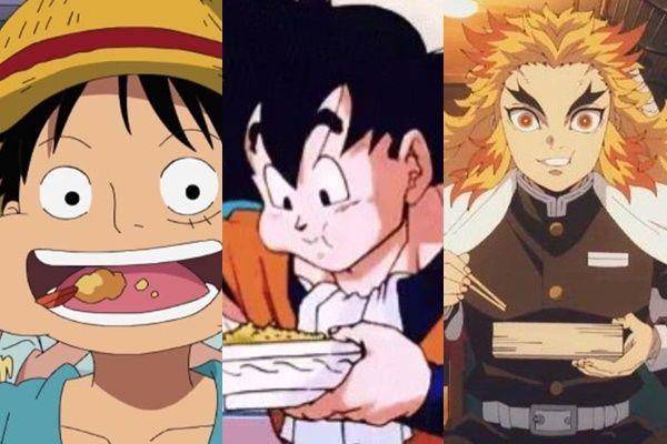 Luffy, Goku, Rengoku (dok. Toei Animation | dok. Ufotable)