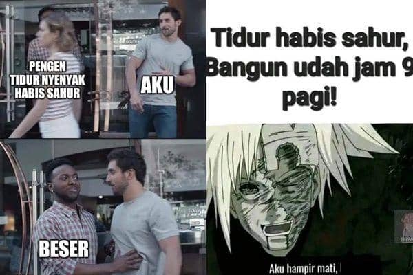10 Meme Tidur Lagi Habis Sahur, Meski Gak Enak tapi Menggoda Banget