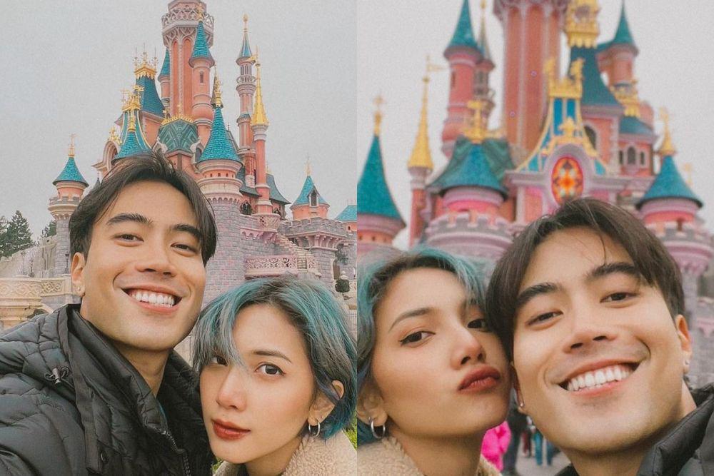 9 Momen Vidi Aldiano dan Sheila Dara di Disneyland Paris, Seru Berdua!