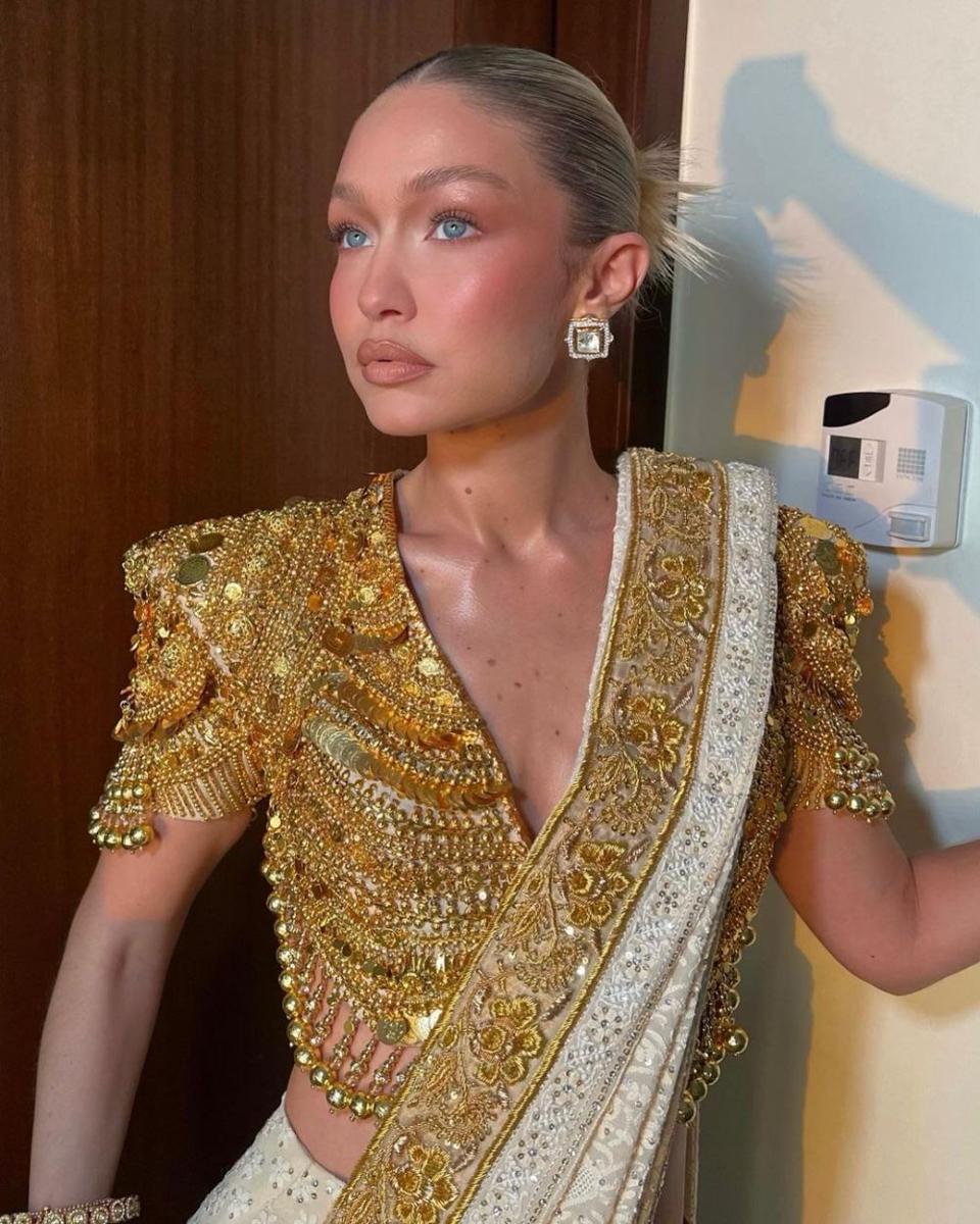 Gigi Hadid di India (instagram.com/gigihadid)