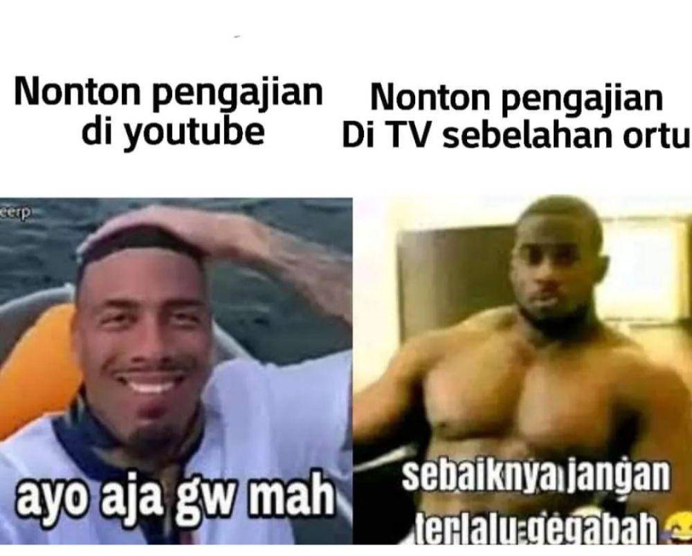 meme 'ayo' versus 'sebaiknya' (instagram.com/recomemes.id)