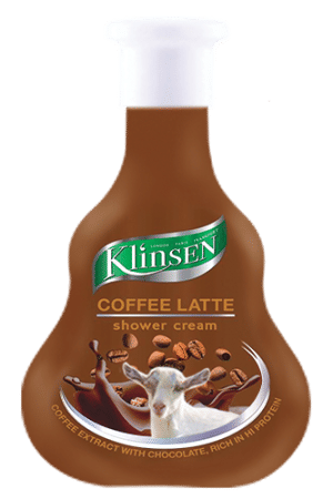 Klinsen Shower Cream Coffee Latte Goat Milk (dok. dkishop/klinsen)