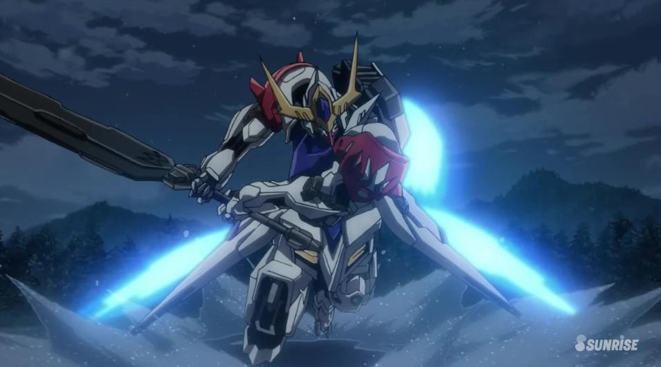 Gundam Barbatos Lupus dari anime Mobile Suit Gundam: Iron-Blooded Orphans (2015) (dok. Sunrise/Mobile Suit Gundam: Iron-Blooded Orphans)