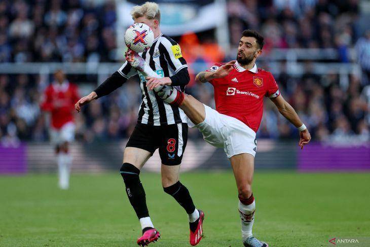 MU kalah di tangan Newcastle dalam ajang Premier League. (ANTARA FOTO/Reuters-Lee Smith)