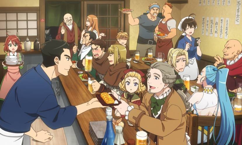 Kedai Izakaya Nobu dari anime Isekai Izakaya (2018) (dok. Sunrise/Isekai Izakaya)