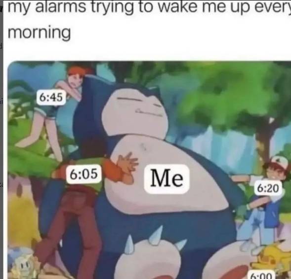 meme lucu alarm (instagram.com/memeandmygirls)