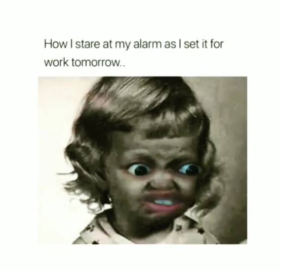 meme lucu alarm (instagram.com/unfitting_humour)