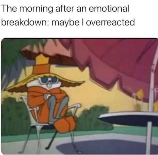 meme hidup ambyar (instagram.com/mytherapistsays)