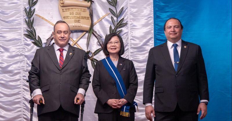 Pemimpin Taiwan Tsai Ing Wen saat berkunjung ke Guatemala. (dok. Twitter @iingwen)