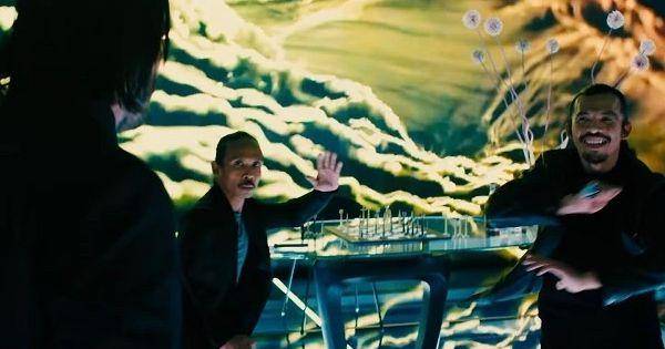 Reaksi para shinobi saat bertemu John ( Dok. Lionsgate / John Wick 3 )