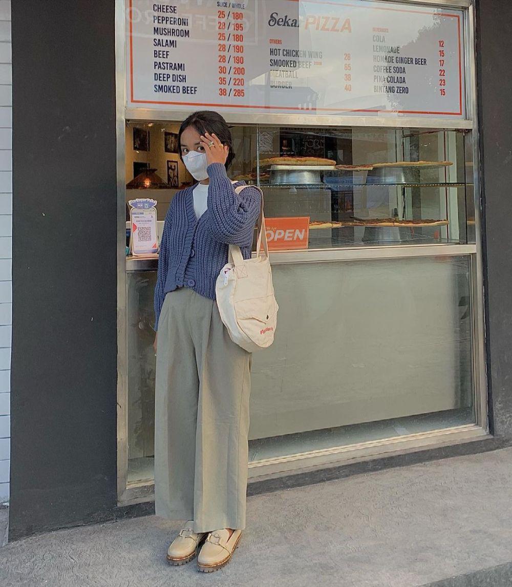 OOTD knitwear ala Aasyabill (instagram.com/aasyabill)