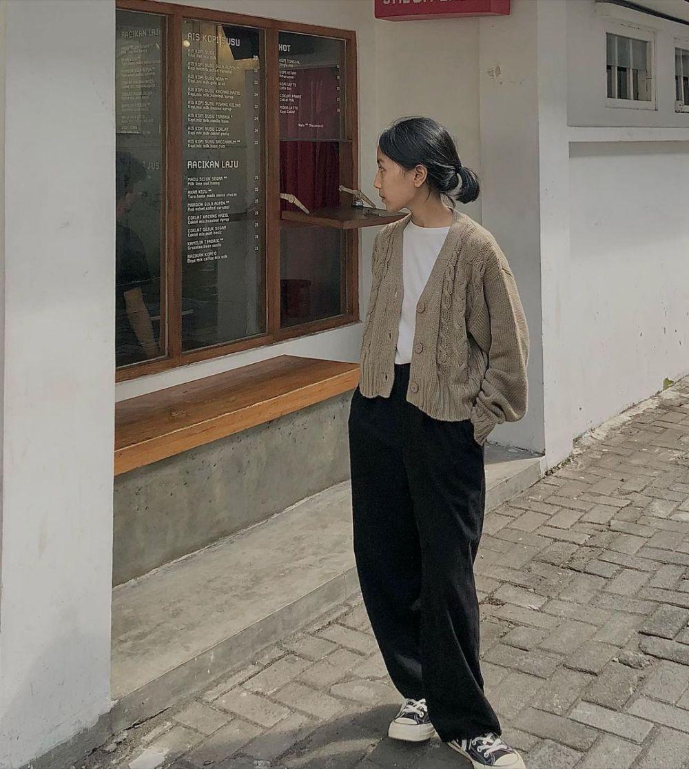 OOTD knitwear ala Aasyabill (instagram.com/aasyabill)