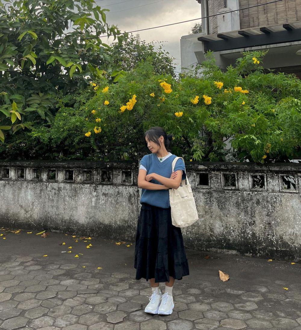 OOTD knitwear ala Aasyabill (instagram.com/aasyabill)