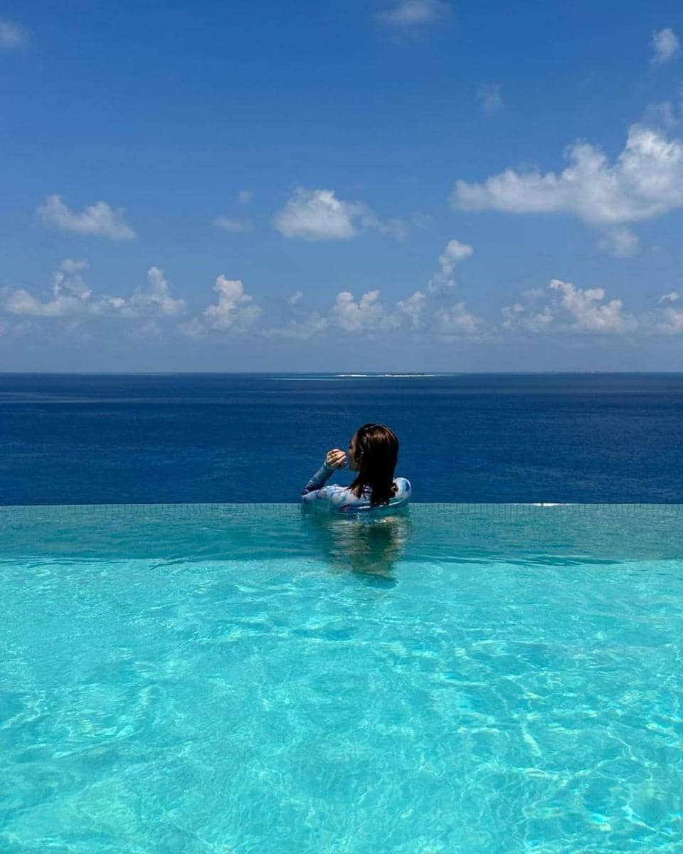 potret Gisella Anastasia liburan di Maldives (instagram.com/gisel_la)