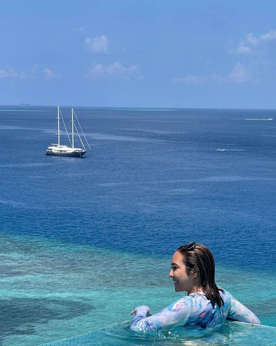 potret Gisella Anastasia liburan di Maldives (instagram.com/gisel_la)