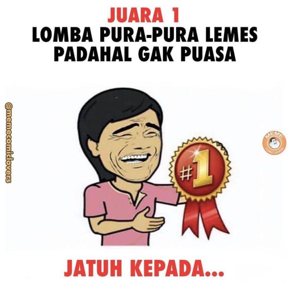 meme pura-pura puasa (facebook.com/memecomicloversindonesia)