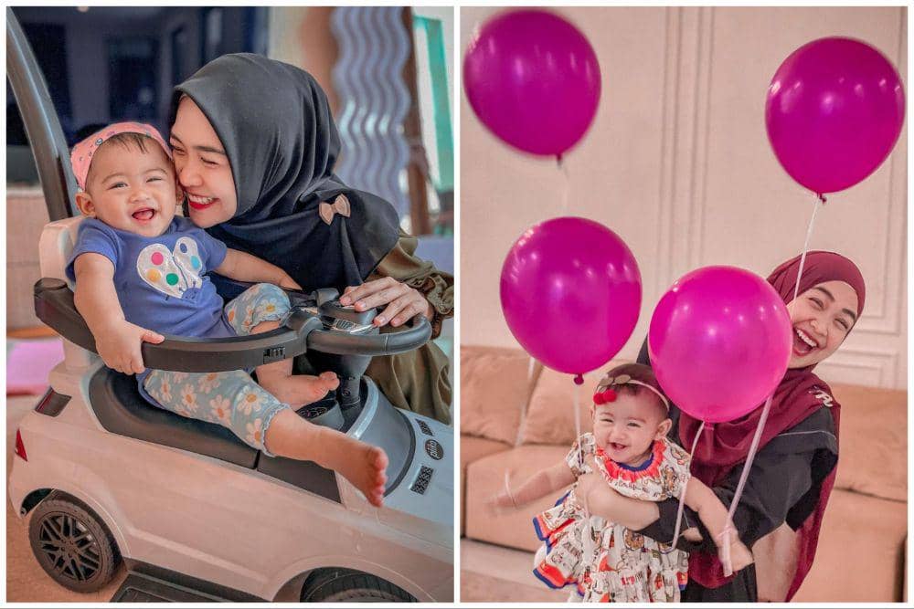 10 Potret Ria Ricis dan Moana saat Tertawa, Mirip Banget!