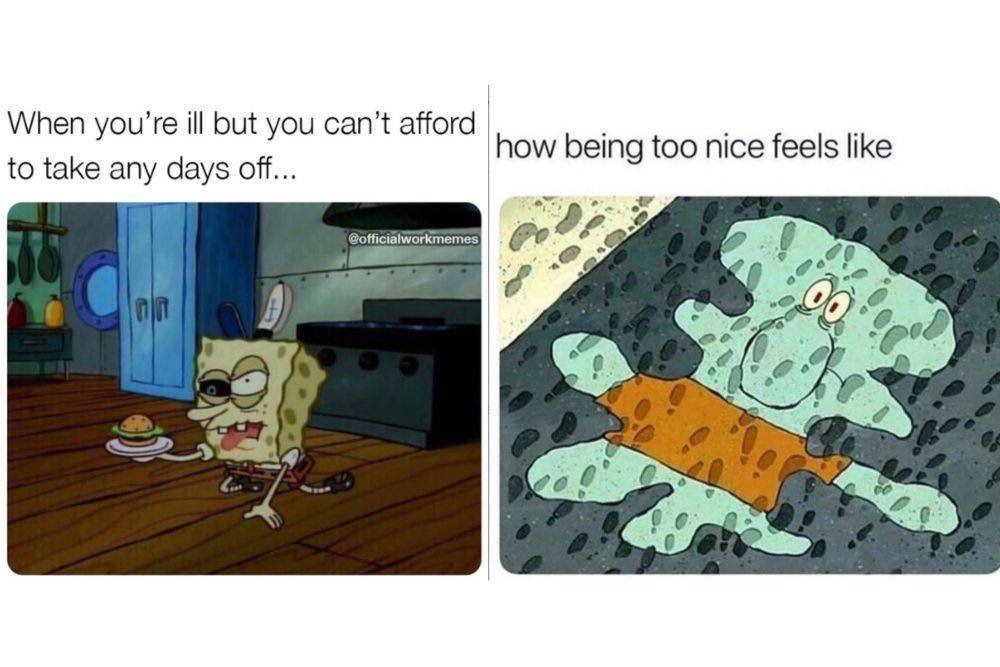kolase meme hidup ambyar (instagram.com/officialworksmemes I instagram.com/friedhumor)