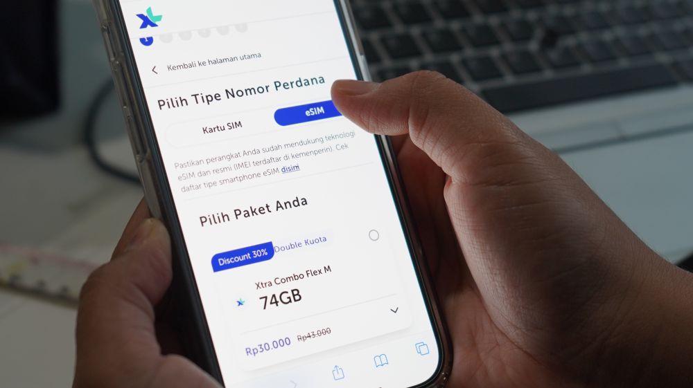 PT XL Axiata Tbk (XL Axiata) resmi meluncurkan layanan e-SIM. (Dok. XL Axiata).