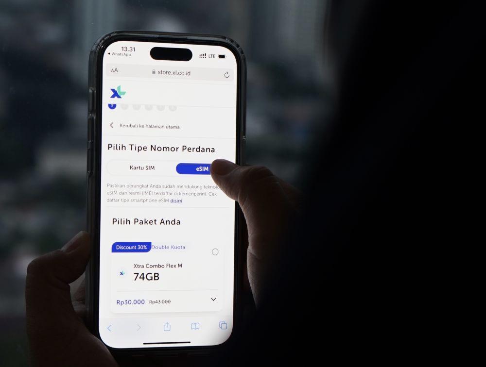 PT XL Axiata Tbk (XL Axiata) resmi meluncurkan layanan e-SIM.