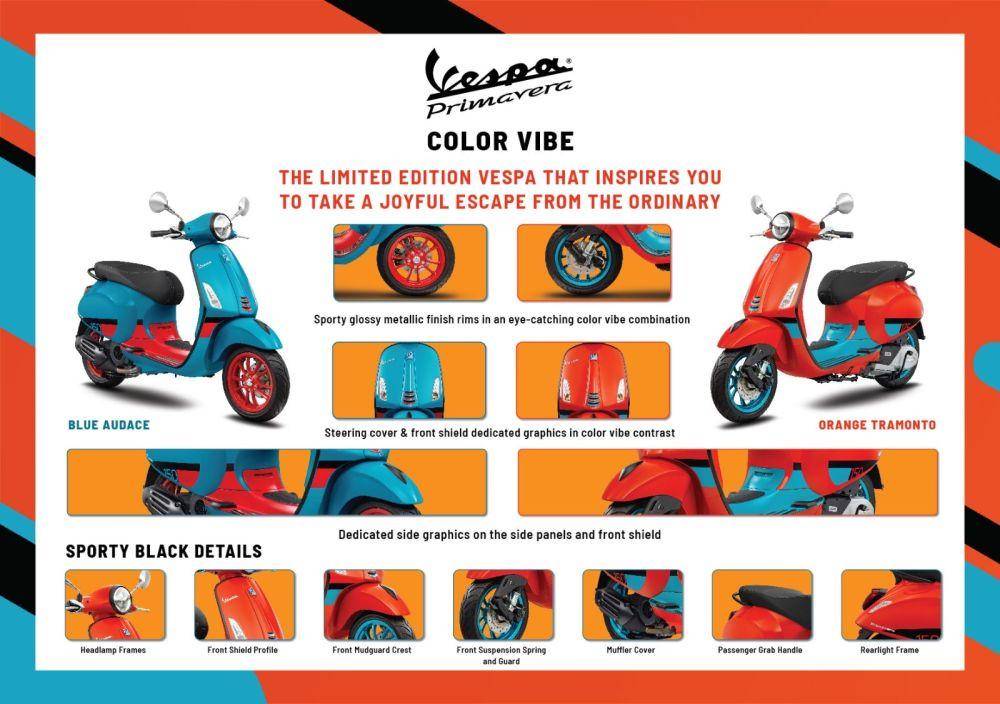 Dua pilihan warna spesial (dok. Vespa)