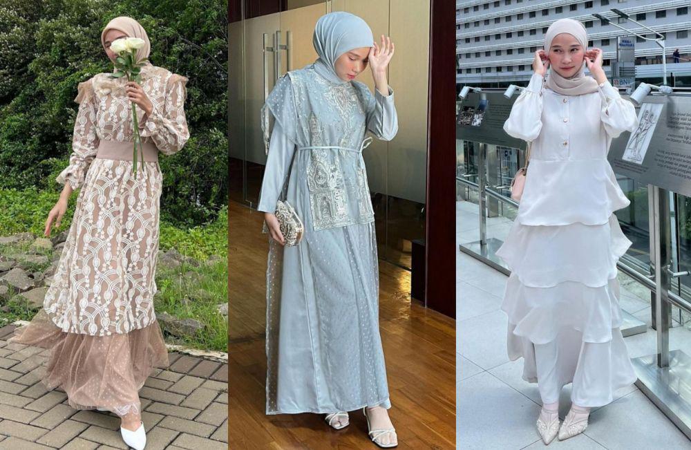 11 Referensi Dress Lebaran ala Astri Ratnasari, Simple hingga Glamor