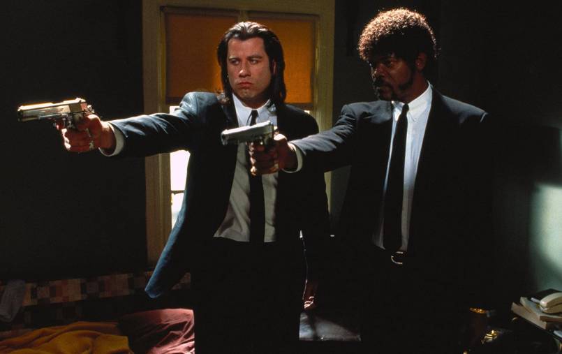 Samuel L. Jackson dan John Travolta di film Pulp Fiction (1994) (dok. Miramax/Pulp Fiction)