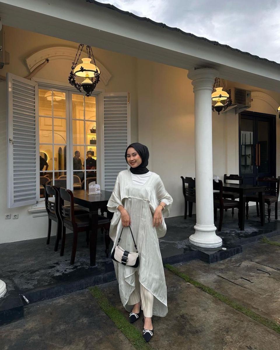 ide outfit glamour untuk lebaran (instagram.com/nisfnbillah)